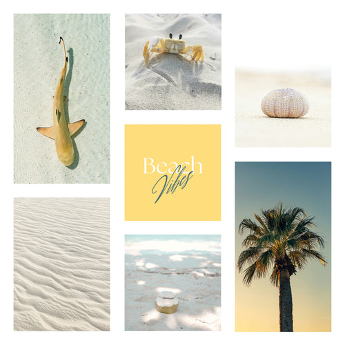 Póster digital Mar & Playa - Colección Beach Vibes N.º 3