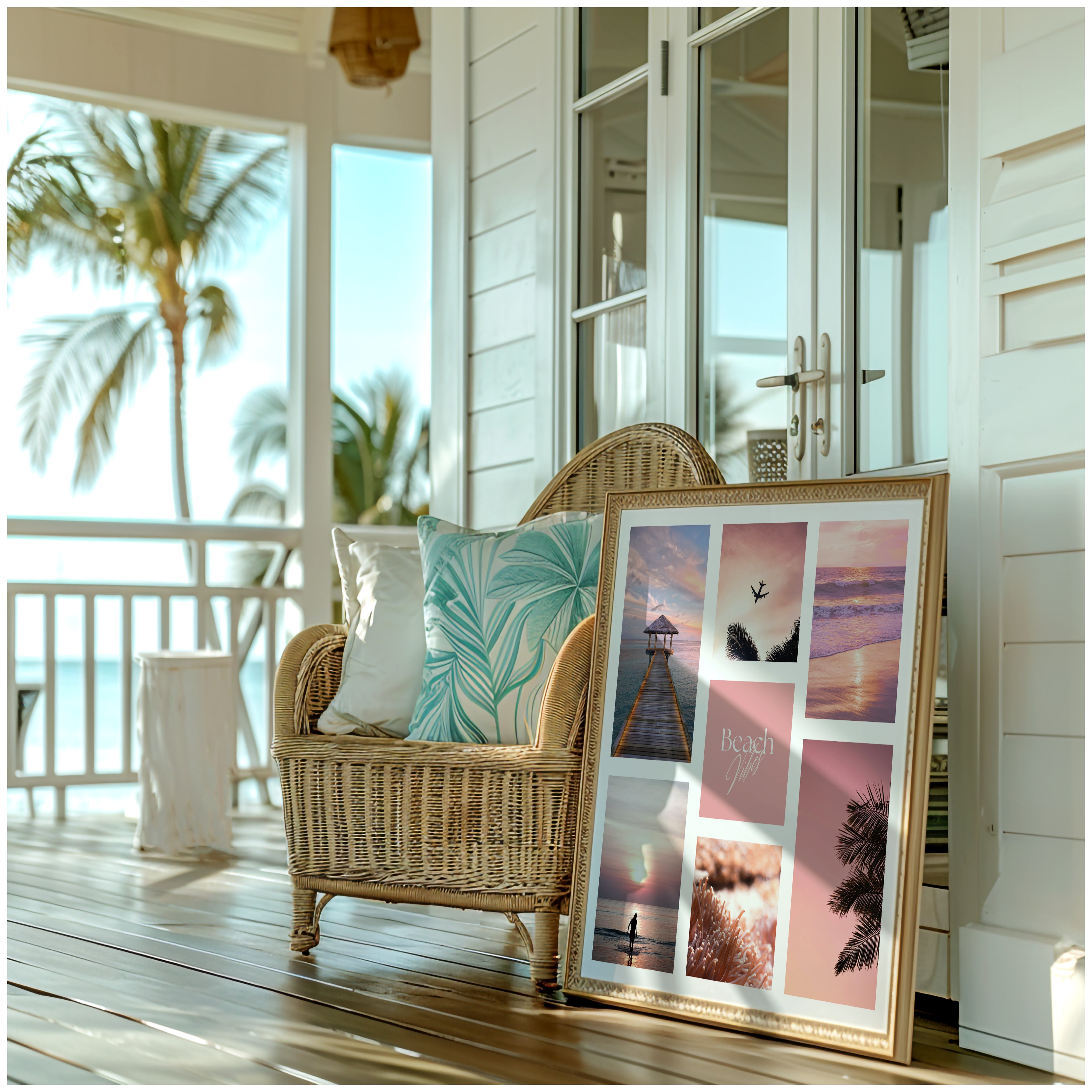 Affiche digitale Mer & Plage - Collection Beach Vibes N° 08