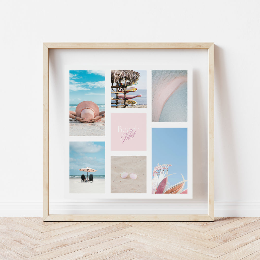 Digital Poster Sea & Beach - Beach Vibes Collection No. 3