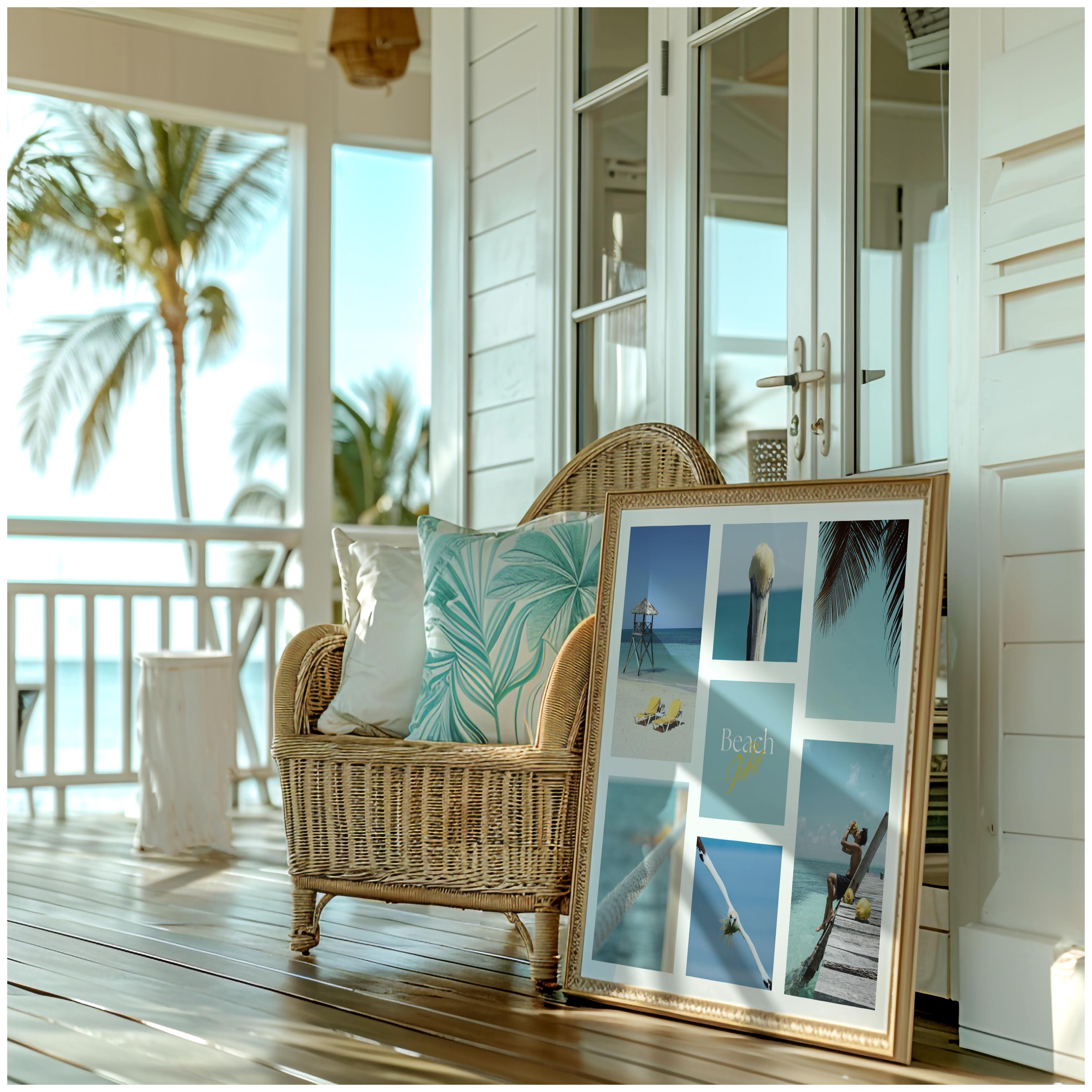 Affiche digitale Mer & Plage - Collection Beach Vibes N° 03