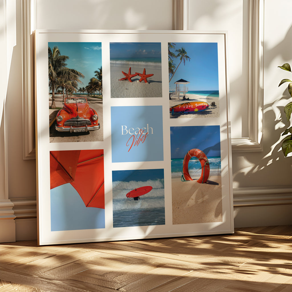 Affiche digitale Mer & Plage - Collection Beach Vibes N° 01