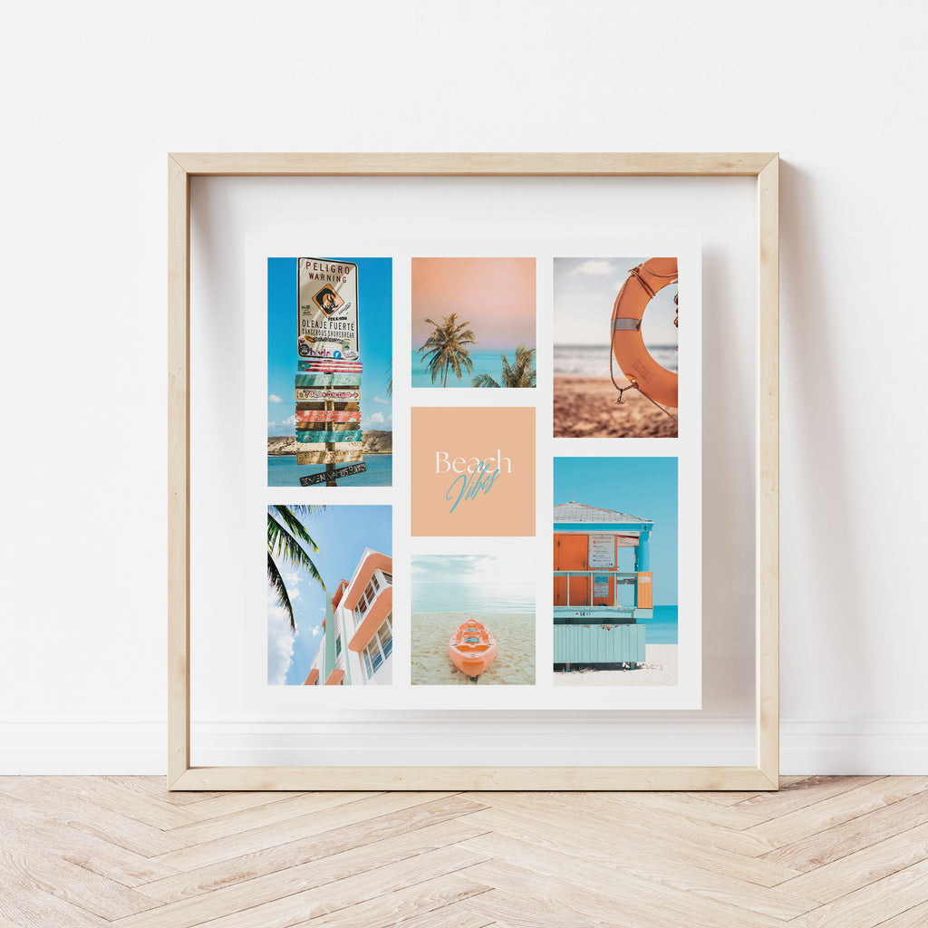 Affiche digitale Mer & Plage - Collection Beach Vibes N° 02