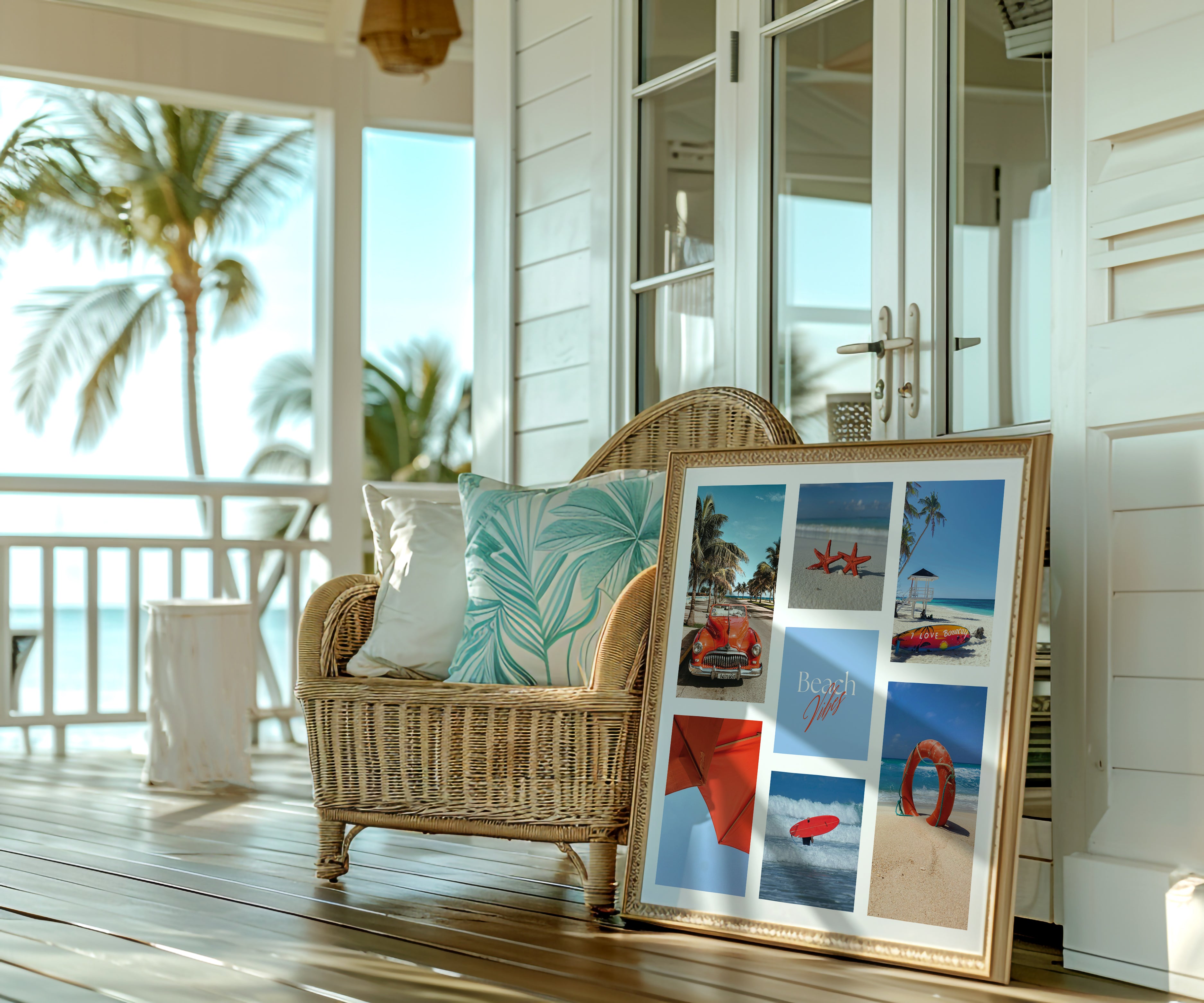 Affiche digitale Mer & Plage - Collection Beach Vibes N° 01