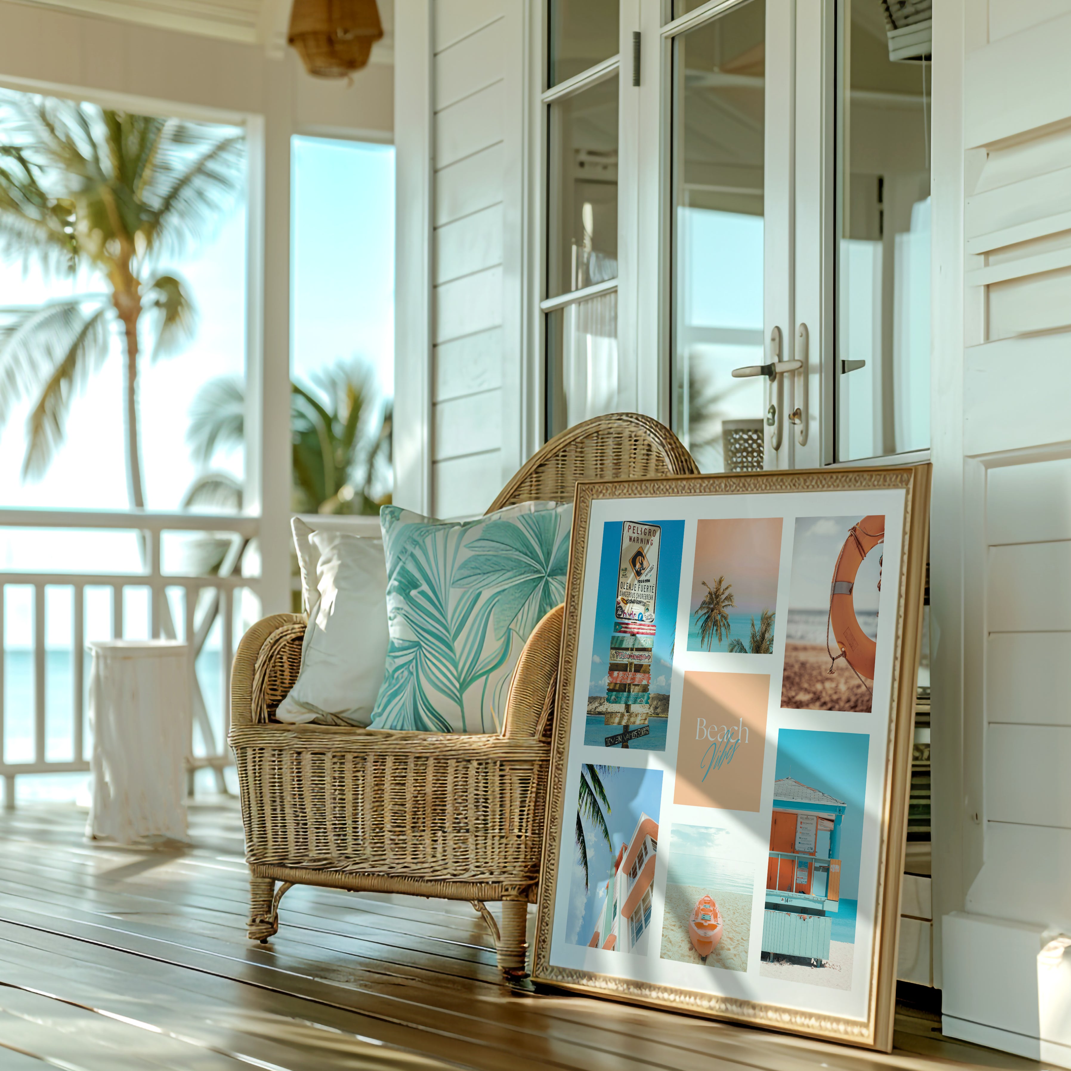 Affiche digitale Mer & Plage - Collection Beach Vibes N° 02