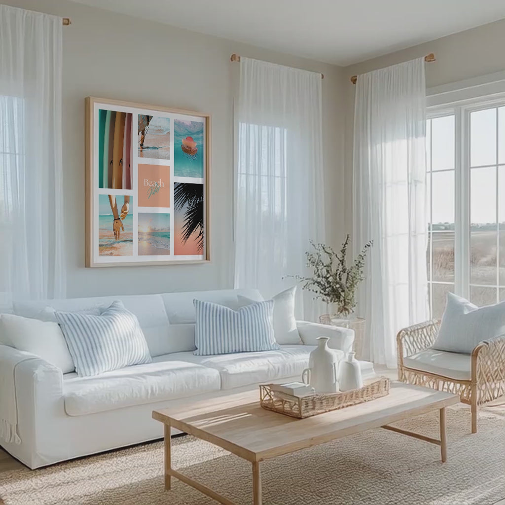 Póster digital Mar & Playa - Colección Beach Vibes N° 1